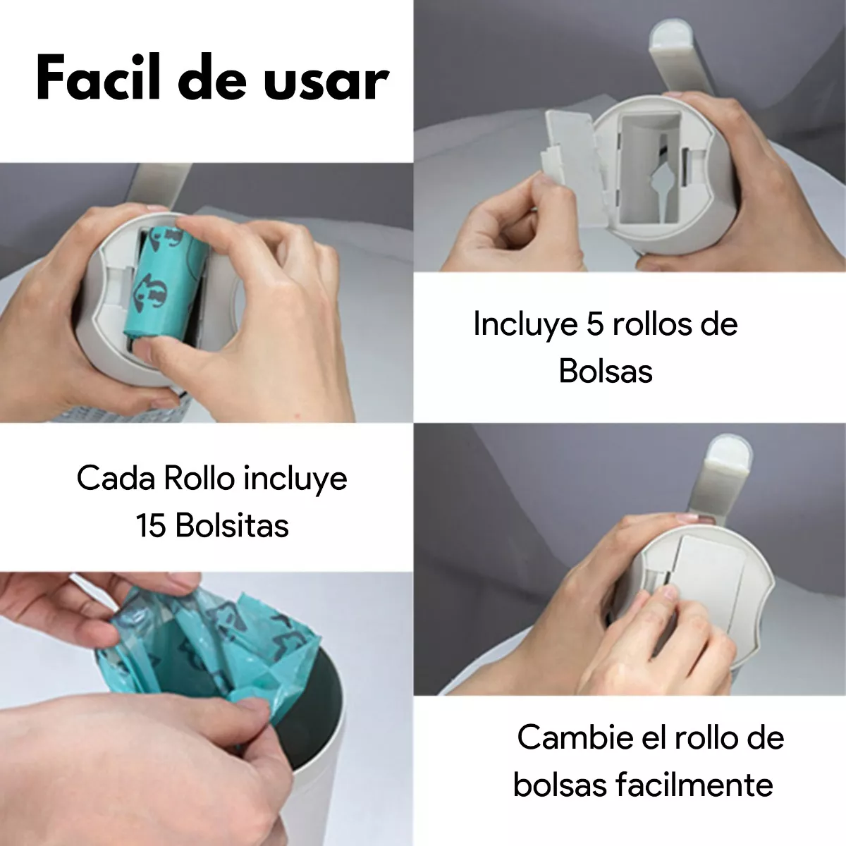 Miniatura 2 de Recogedor de arena para gatos con soport